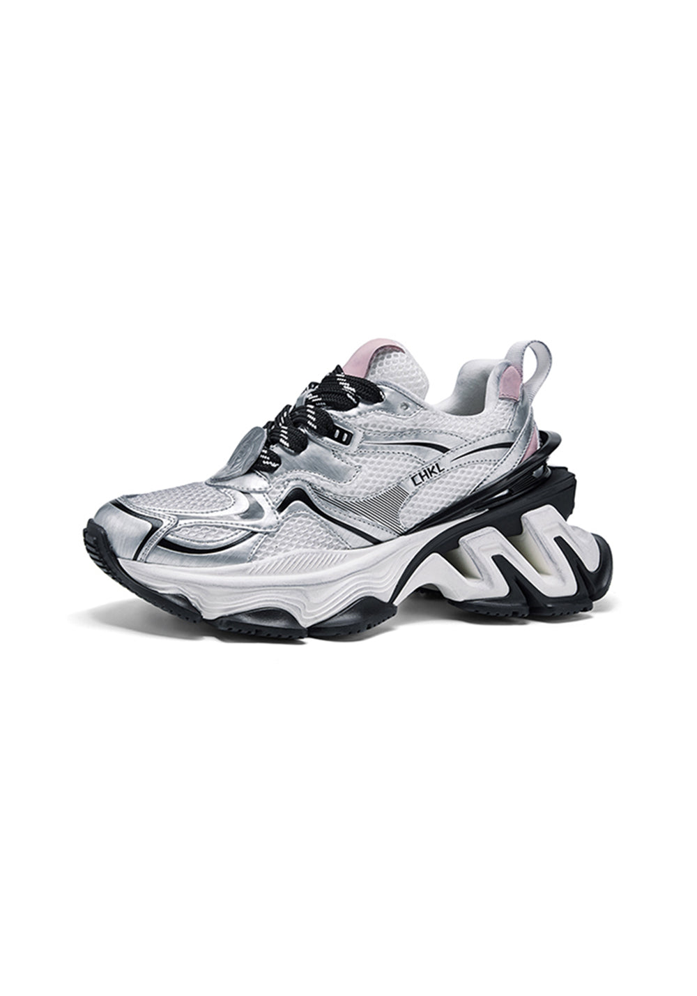 CHERYKALLY | Silver Metallic Dad Sneakers  - PSYLOS 1, CHERYKALLY | Silver Metallic Dad Sneakers , Chunky Sneakers, CHERYKALLY, PSYLOS 1